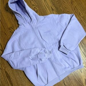 Comfrt Lavender Zip-Up Hoodie